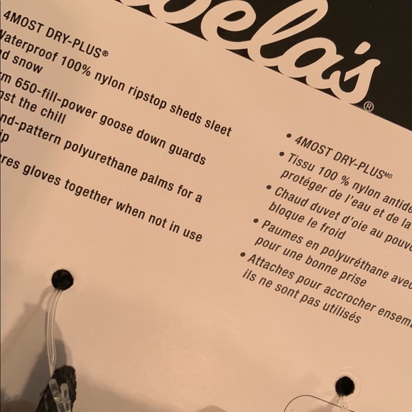 Cabela’s large down mittens 650 fill - Picture 4 of 4